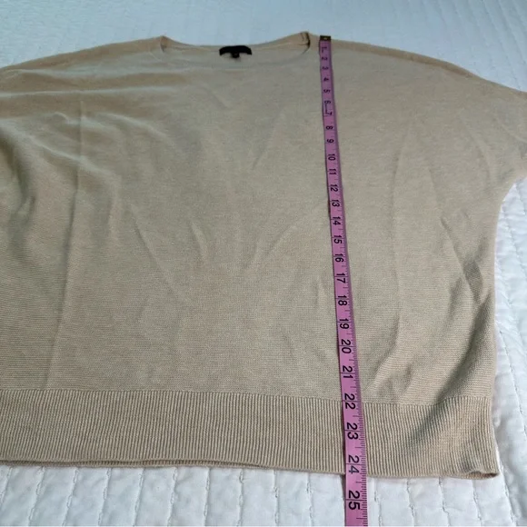 Quince Women's Cashmere Lightweight Link-Organic Cotton Crew Neck Sweater Top - Picture 4 of 11